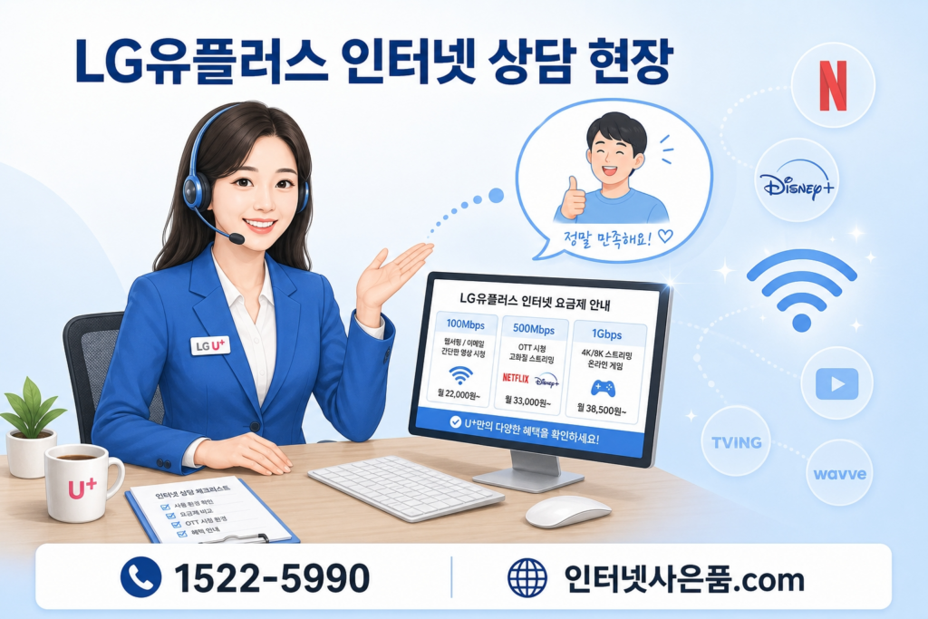LG유플러스 인터넷 상담 