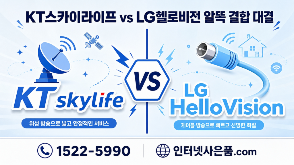 KT스카이라이프 vs LG헬로비전