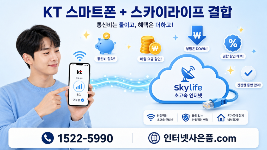 KT스카이라이프 인터넷 결합 안내