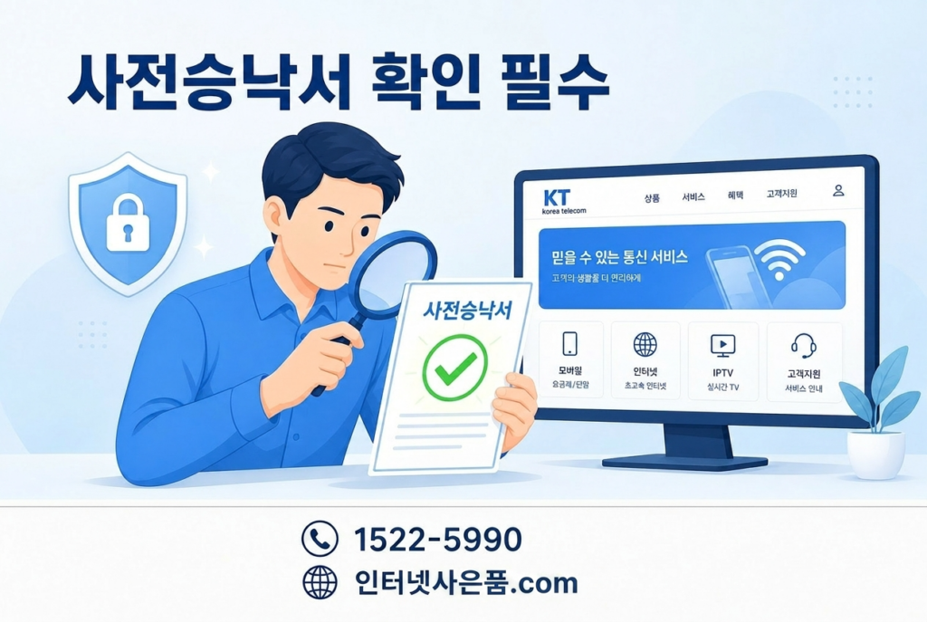 사전승낙서 확인 필수
