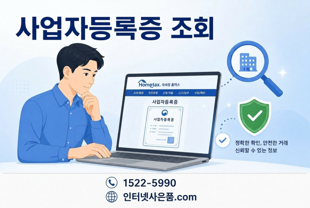사업자등록증 조회