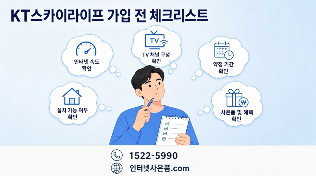 KT스카이라이프 가입 전 체크리스트