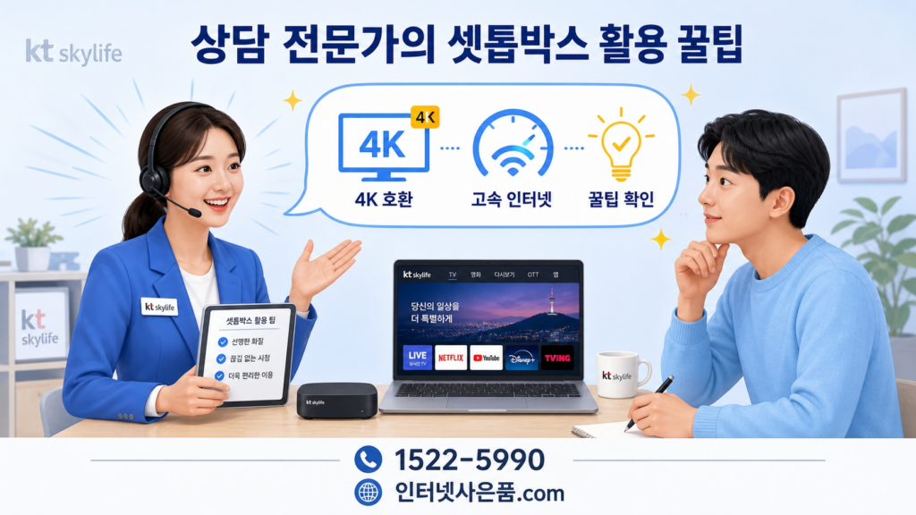 인터넷사은품 KT스카이라이프 상담 문의