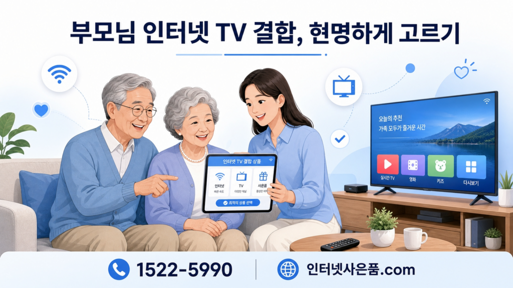 부모님 인터넷 TV 결합
