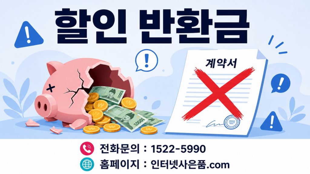 약정 할인 반환금 개념 설명