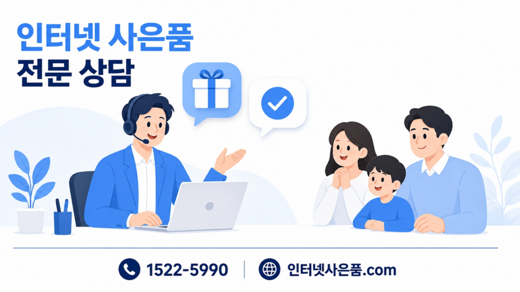 인터넷 사은품 상담 센터 안내